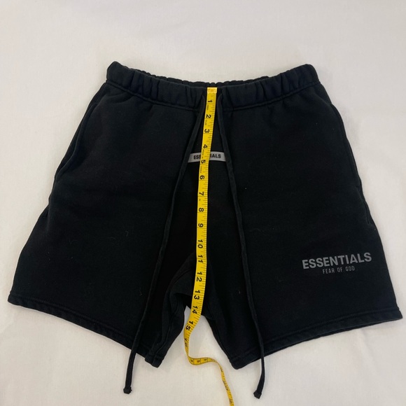 Fear of God ESSENTIALS Black Sweat Shorts XXS - Picture 11 of 11
